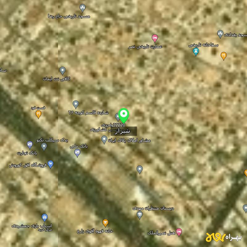مسافت و فاصله شیراز تا شیراز از ۲ مسیر - خرداد ۱۴۰۴